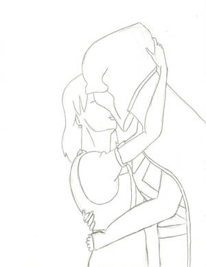 J'onnXRose Kiss (Pencil Outline)