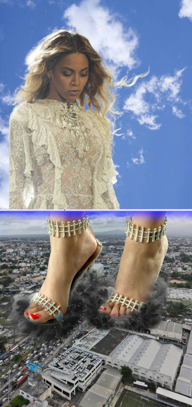 Beyonce ( under her feet) by lowmario7 on DeviantArt