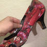 Scarlet Witch Custom Comic Shoes