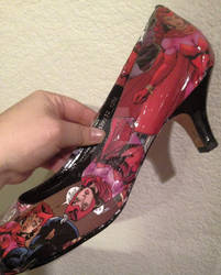 Scarlet Witch Custom Comic Shoes