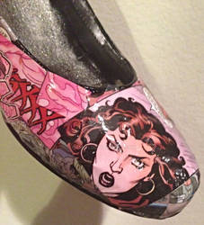 Scarlet Witch Custom Comic Shoes #2