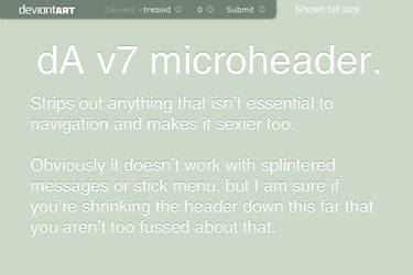 V7 MicroHeader