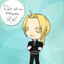 Chibi Edward Elric: Angry