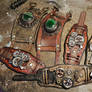 Handmade Steampunk Leather wristcuffs