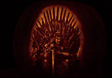 Game of Thrones pumpkin 2011