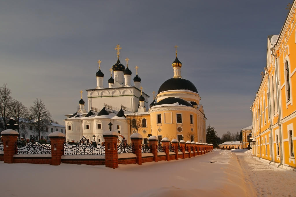 Morning. St.David monastery.