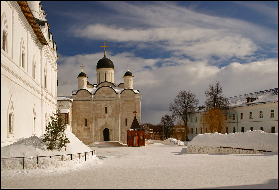 March. Monastery.