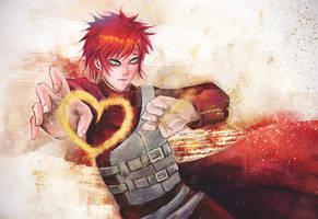 Valentine with Gaara