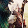 Sephiroth with Kingdom Hearts