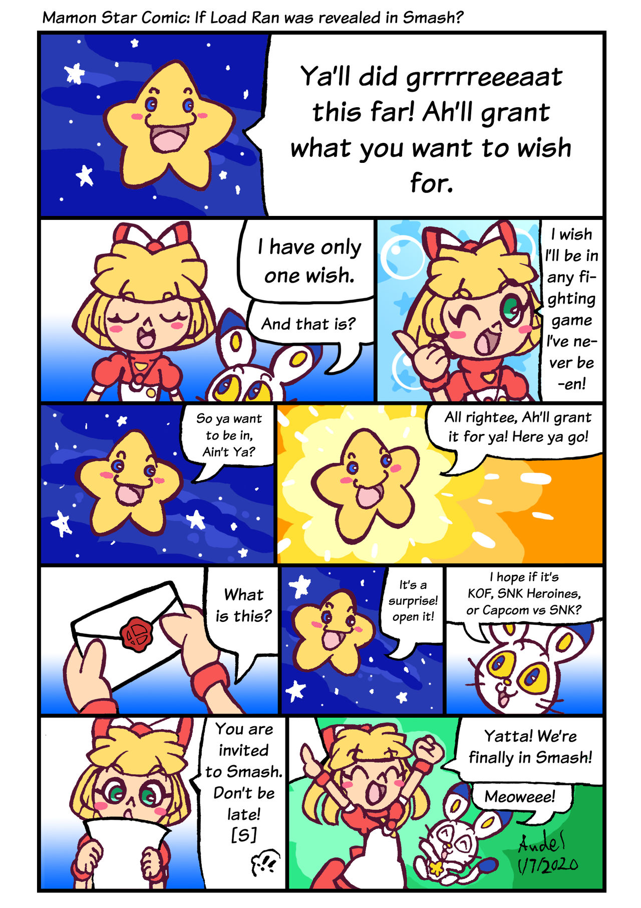 If Load Ran was revealed in Smash Ultimate? by MamonStar761 on DeviantArt