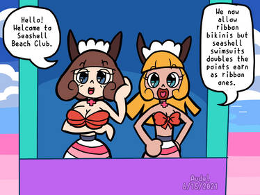 Retam and Merry in SeaSuBeaClub