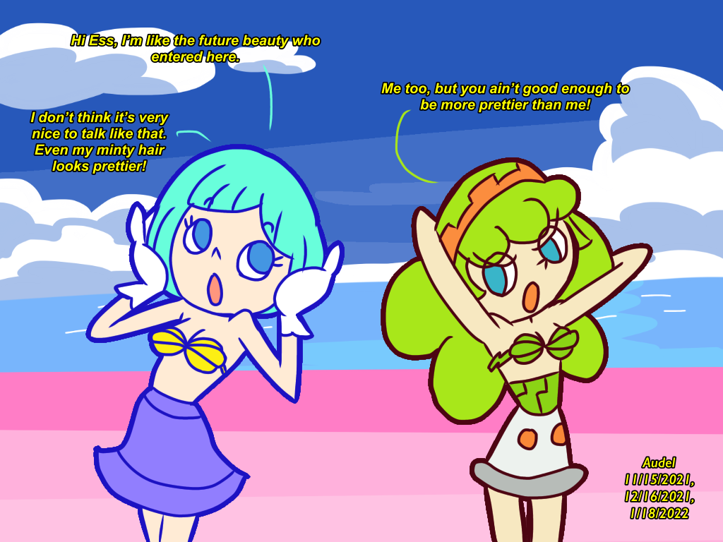 Ess Girl. Deviantart SSBC - Mint and Ess, The Future Females by MamonStar761 on DeviantArt