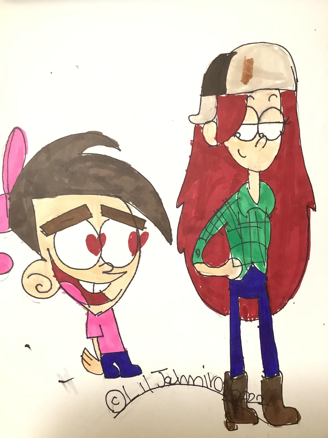 Timmy X Ruby Timmy falls in love with Wendy by LilJahmir08 on DeviantArt