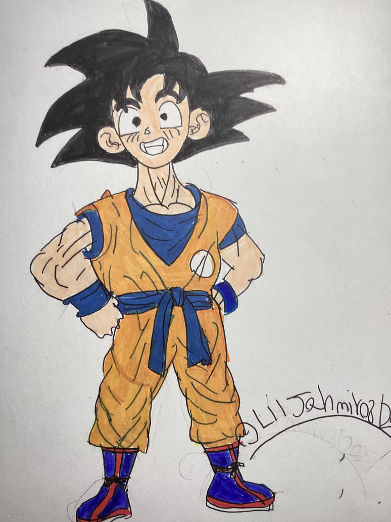 desenho-Goku-Early by Acdior2 on DeviantArt