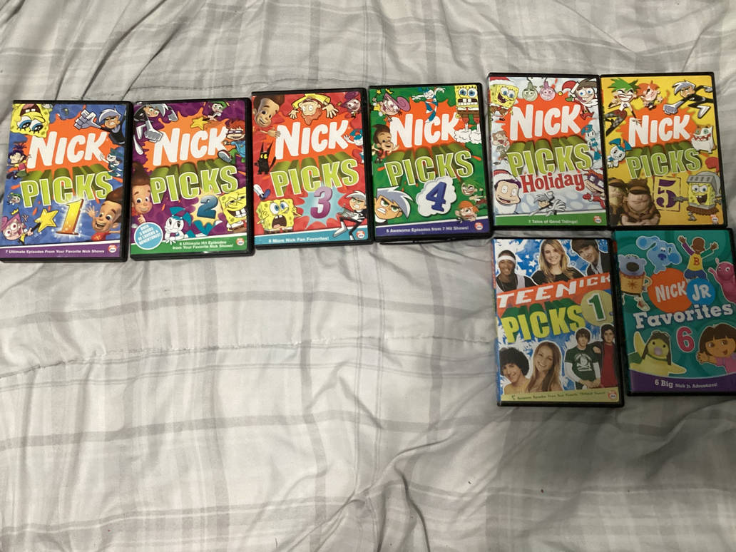 Nickelodeon Collection My Nick Picks Dvd Collection by LilJahmir08 on DeviantArt