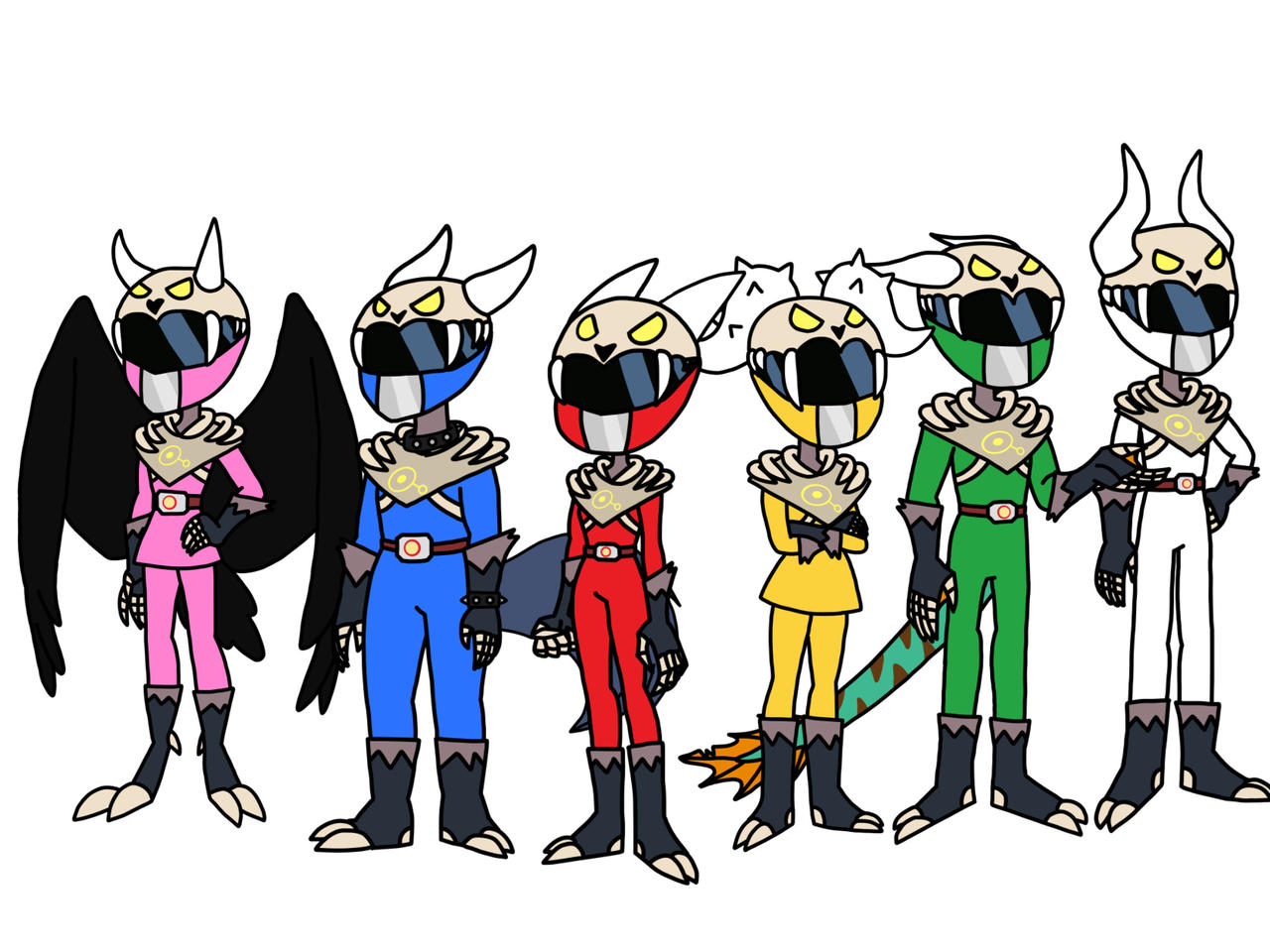 Magic Morphin Titan Rangers by KujaroJotu on DeviantArt