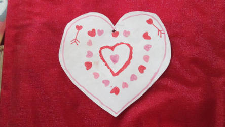 Vintage Valentines cutouts--hearts aplenty