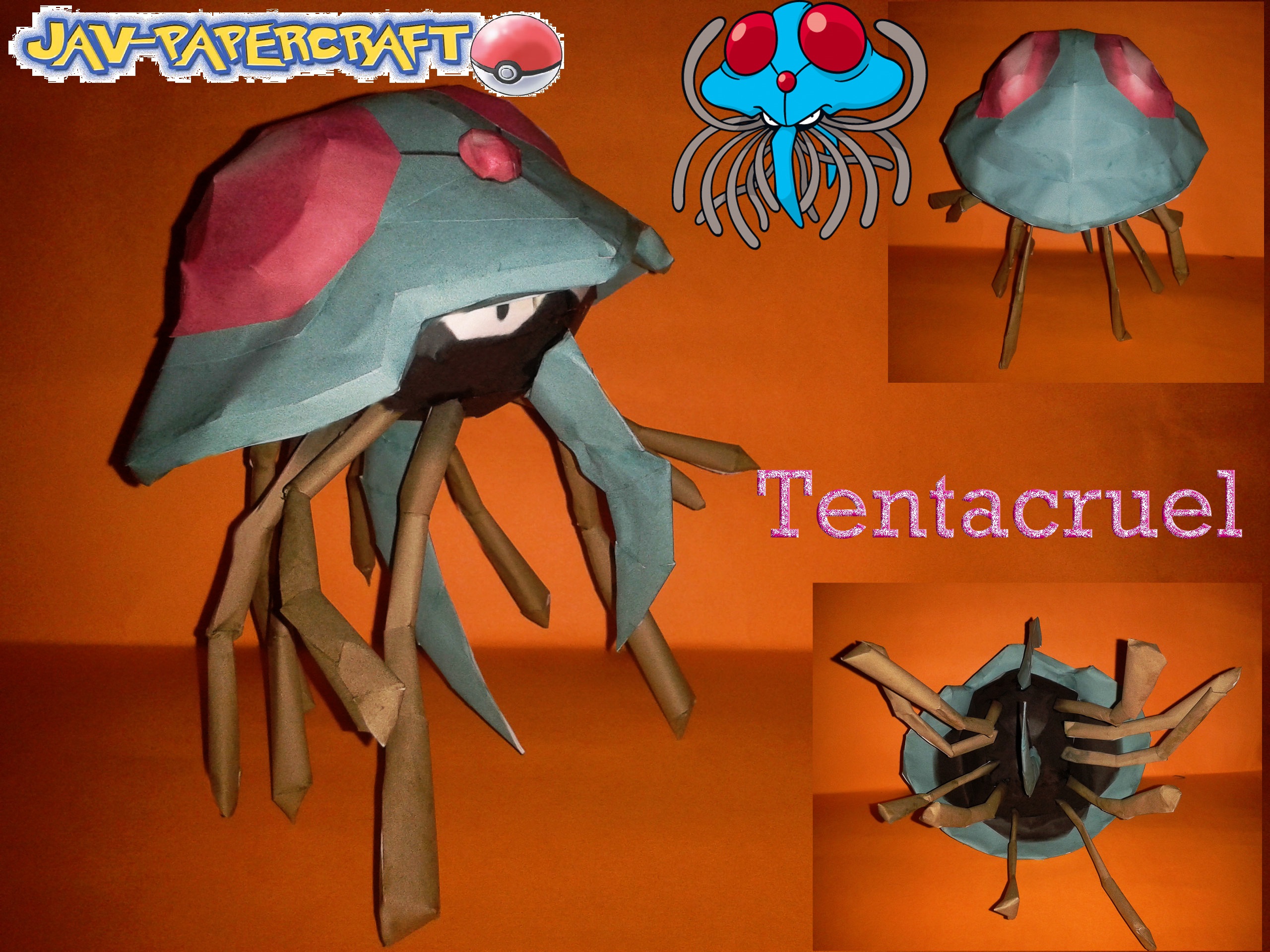 pokemon tentacruel papercraft