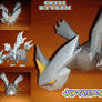 Chibi Kyurem papercraft