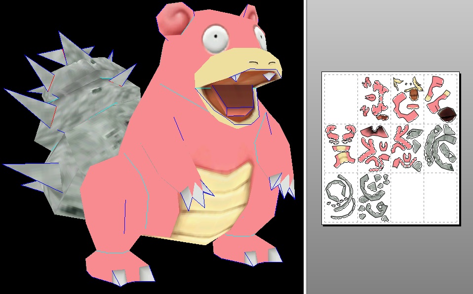 slowbro papercraft