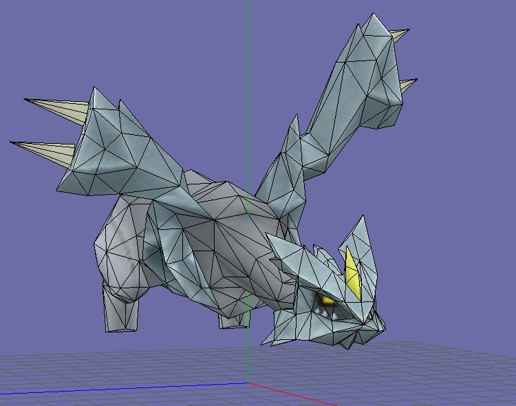 new kyurem papercraft v3 wip