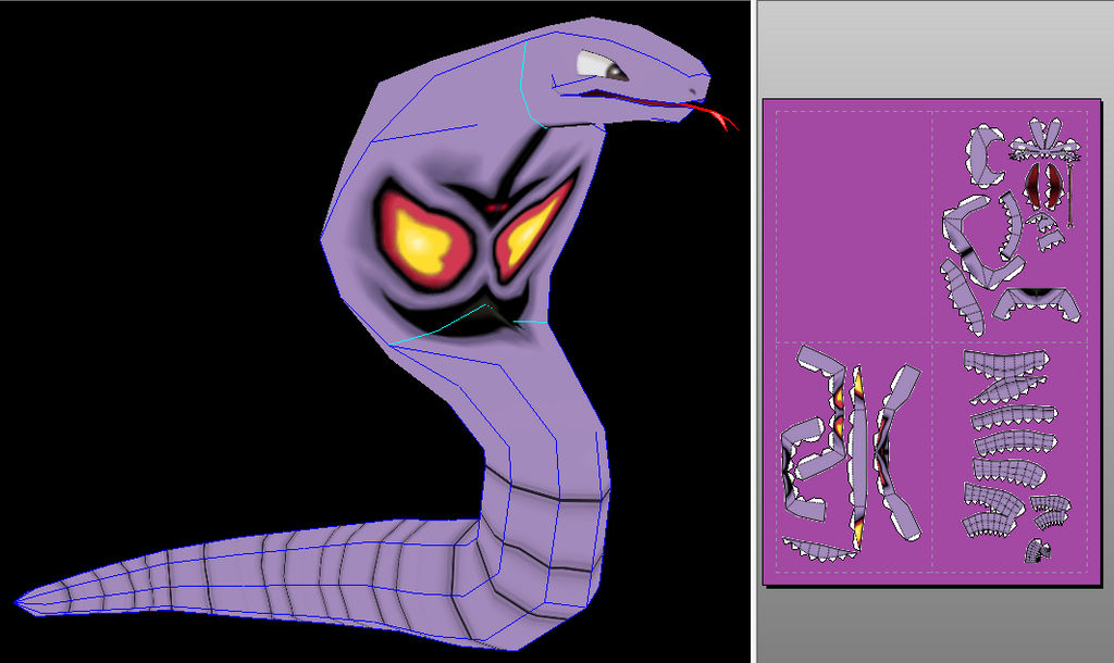 Arbok papercraft