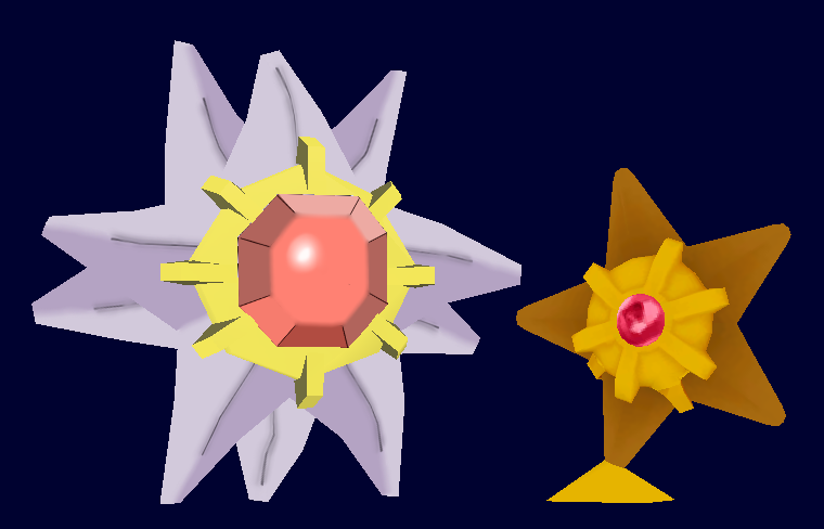 Staryu Starmie papercraft