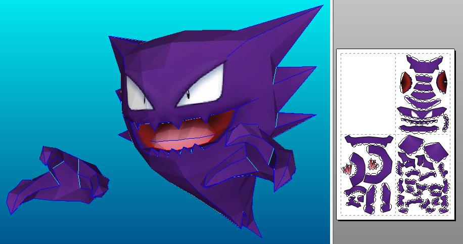 Haunter papercraft