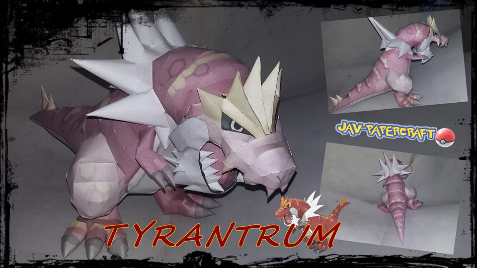 Tyrantrum papercraft download