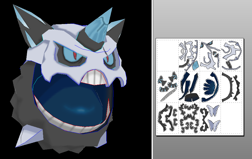 Mega Glalie papercraft