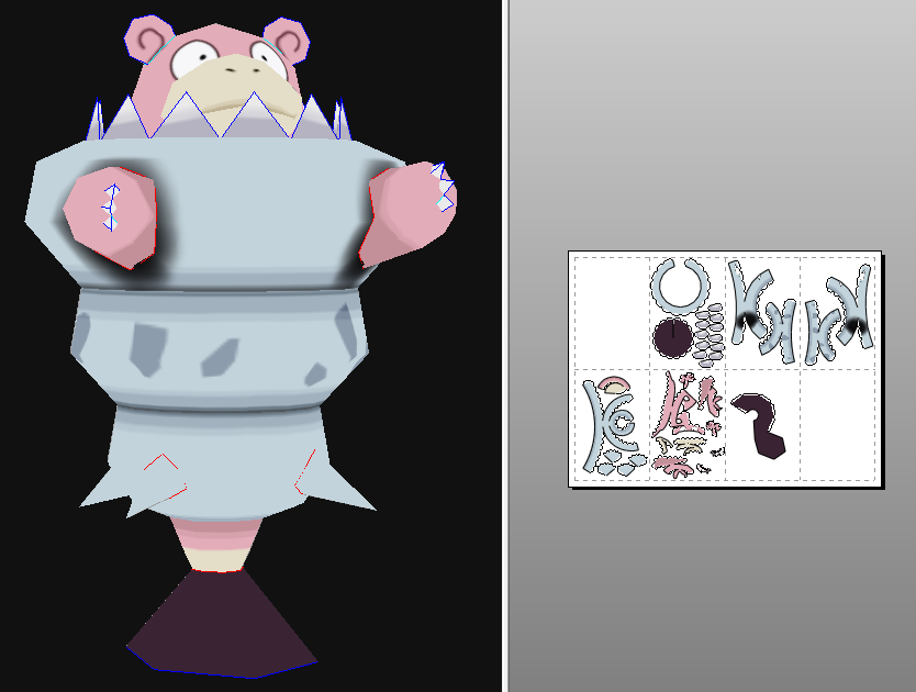 mega slowbro papercraft