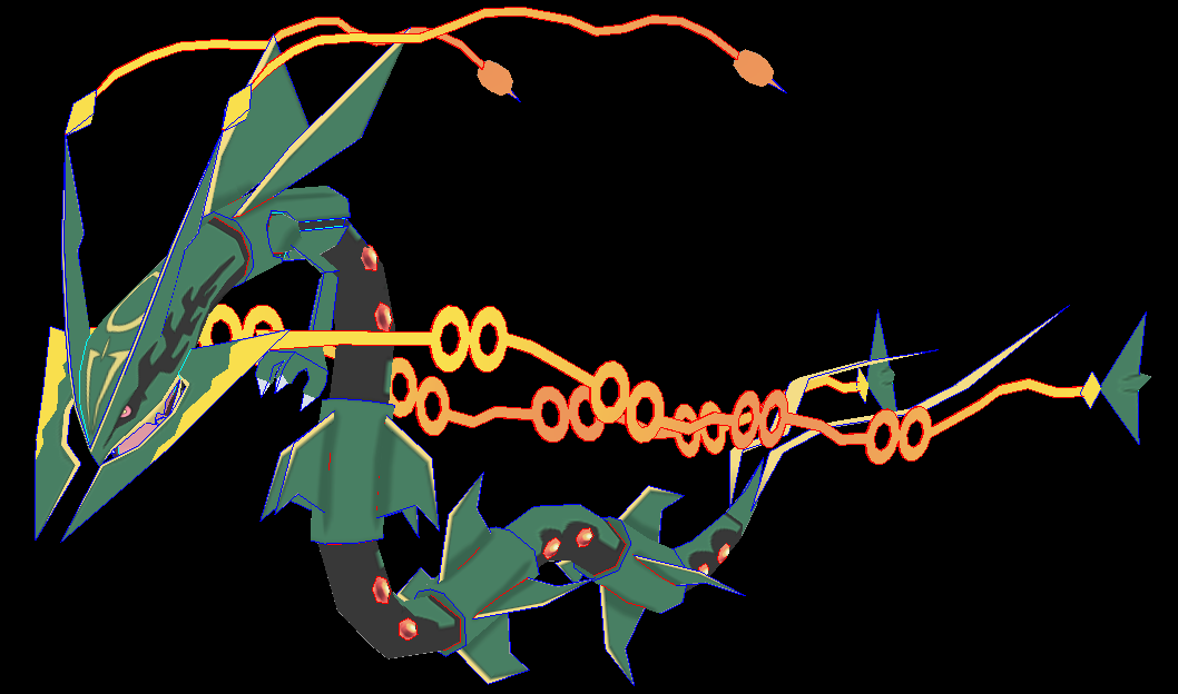 shiny mega rayquaza by Artistgamergirl2002 on DeviantArt