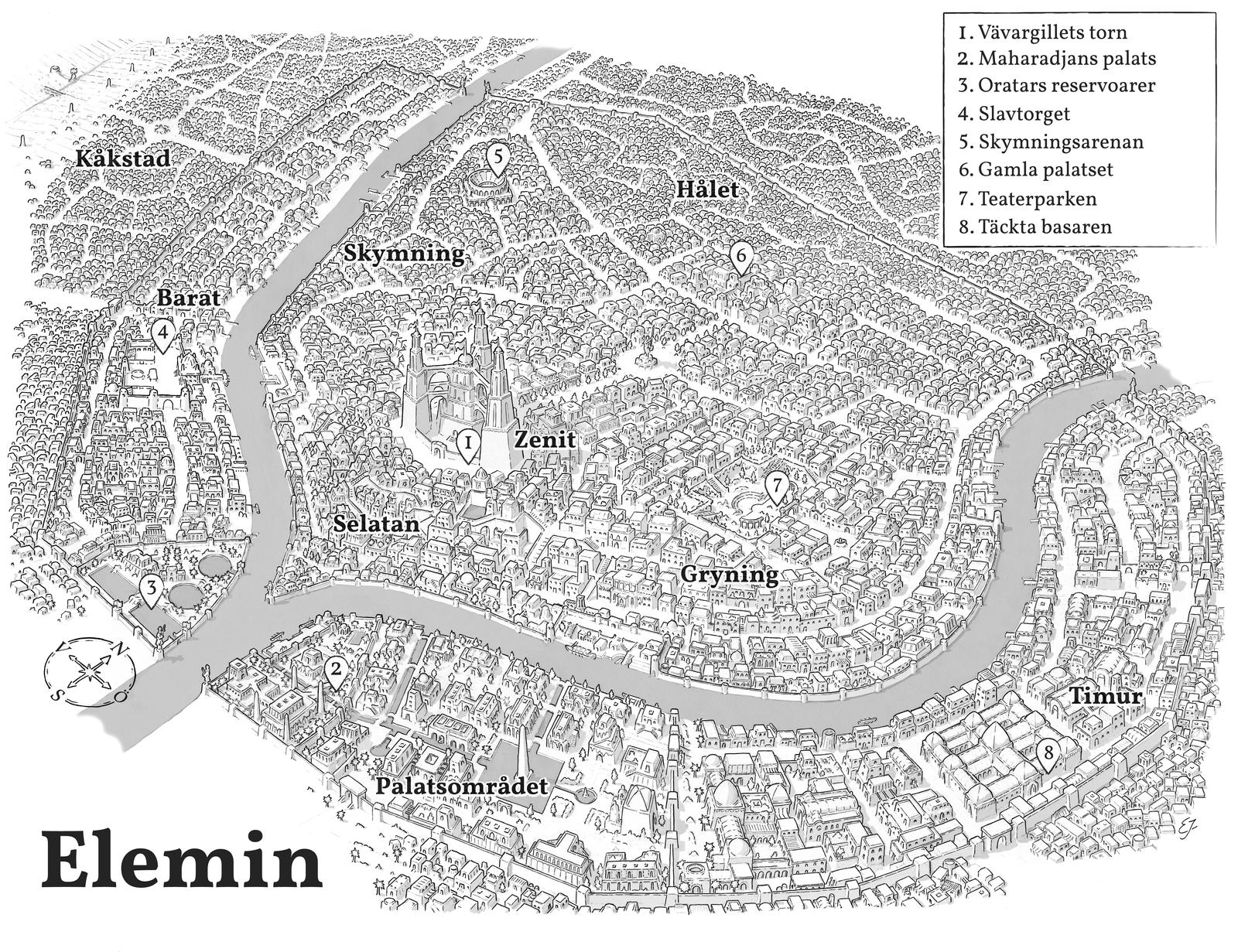 Emene Map Map of Elemin by eagi on DeviantArt