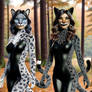 Woodland Shooting (3Girls, f2f anthro cats)