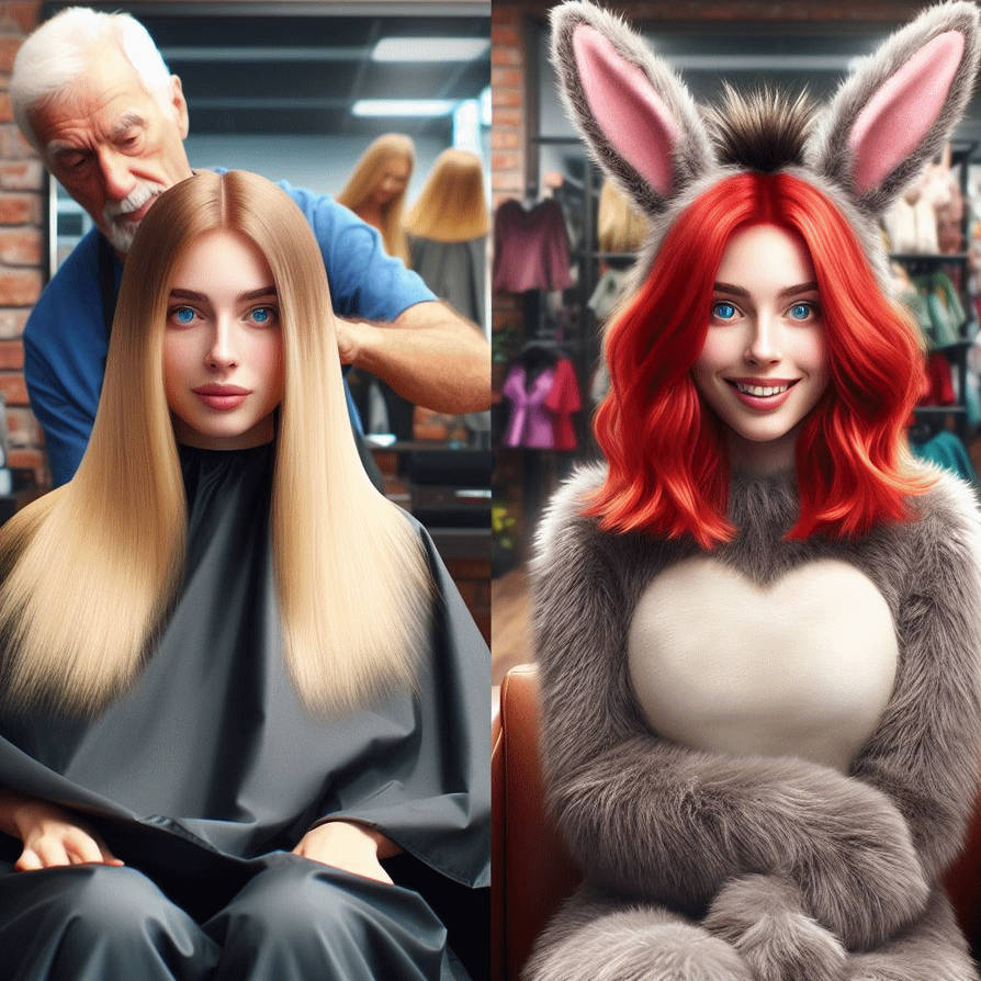 Bunny Transformation by Verstellion on DeviantArt
