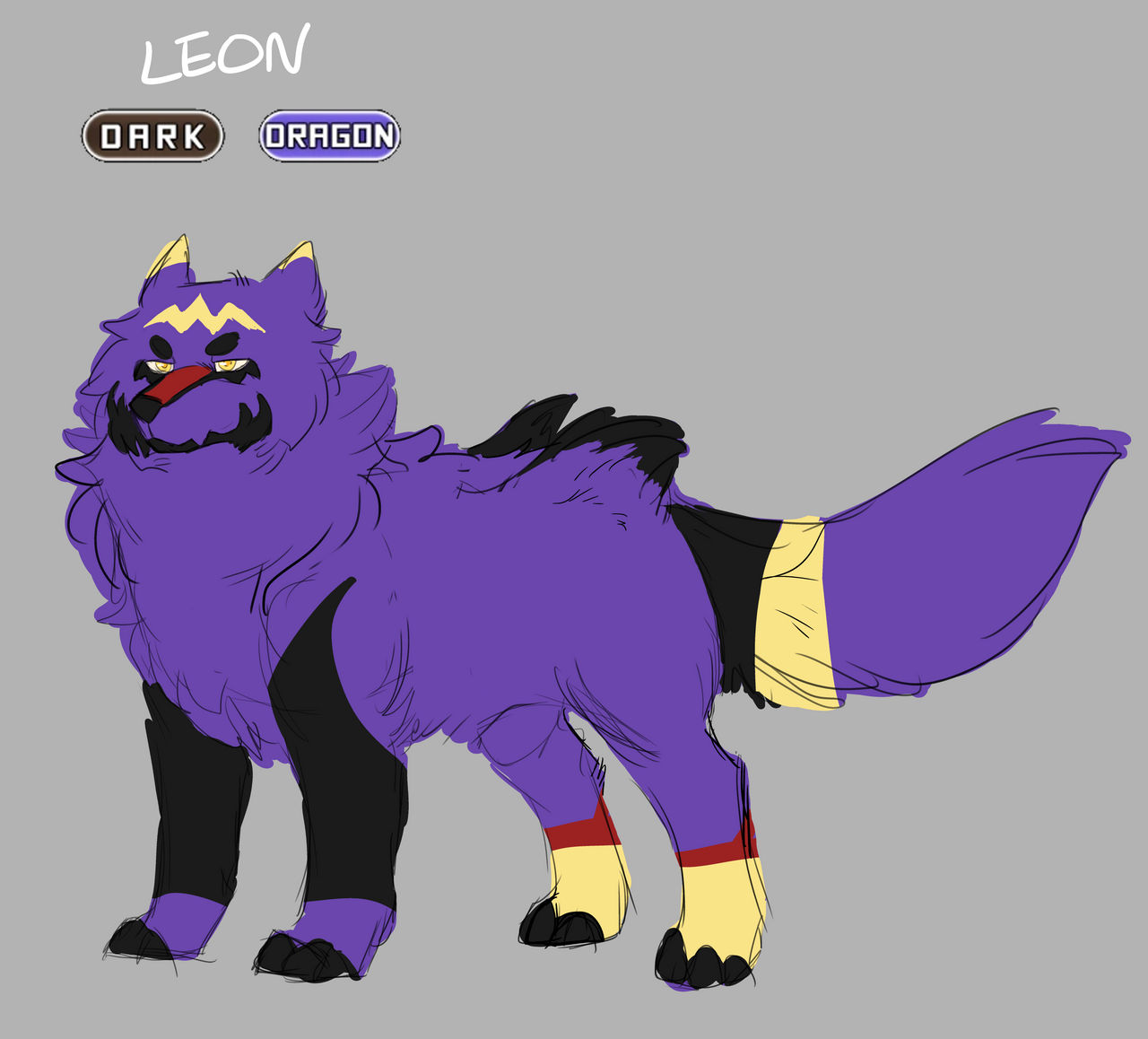 leon but hes a legendary by rabiesram on DeviantArt