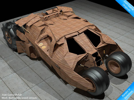 Wood Batmobile