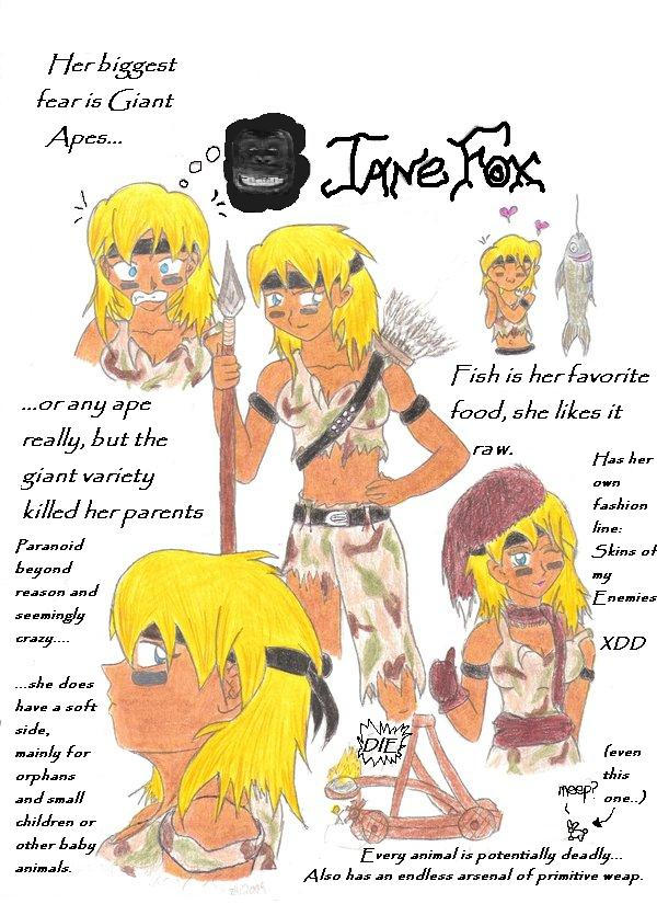 Finished Jane Fox Ref Sheet