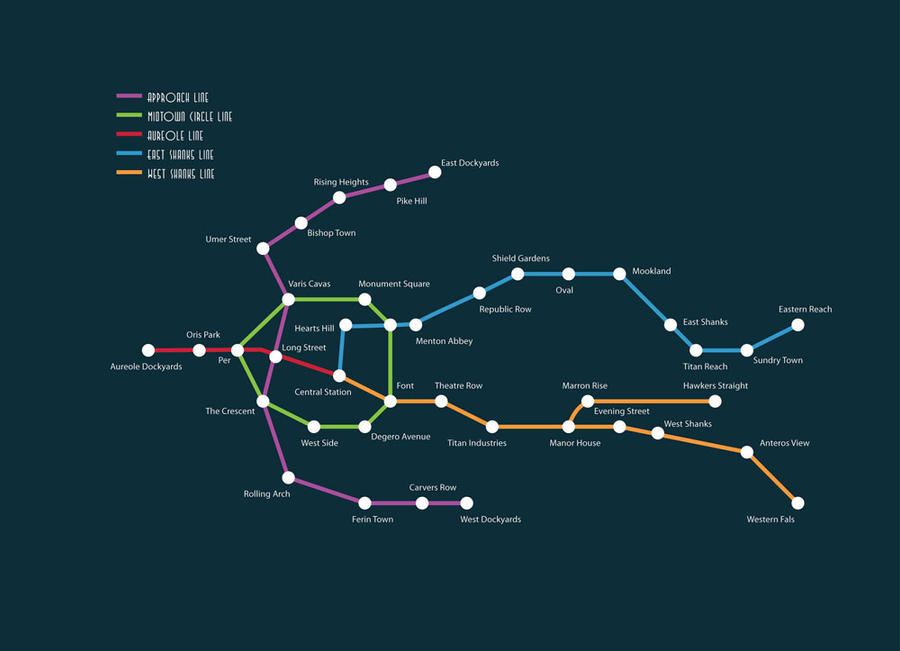 Underground Map for HYPERION