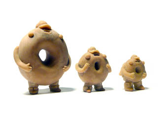 Donut Boy Figures WIP - fronts