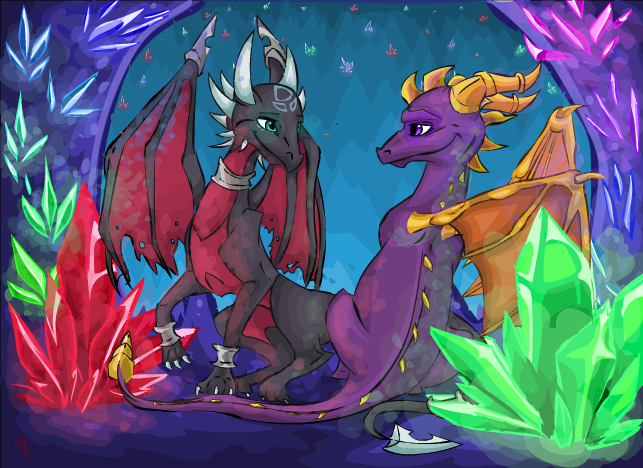 Spyro and Cynder