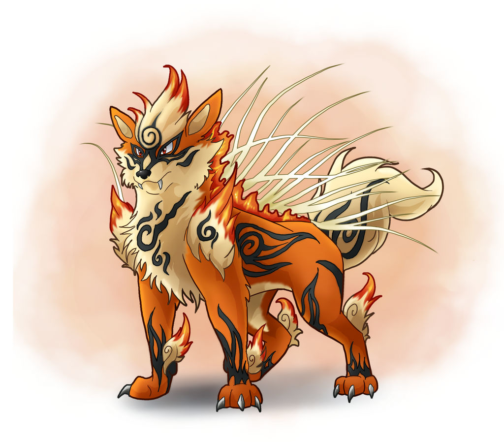 Mega Arcanine Commission/ Collaoration