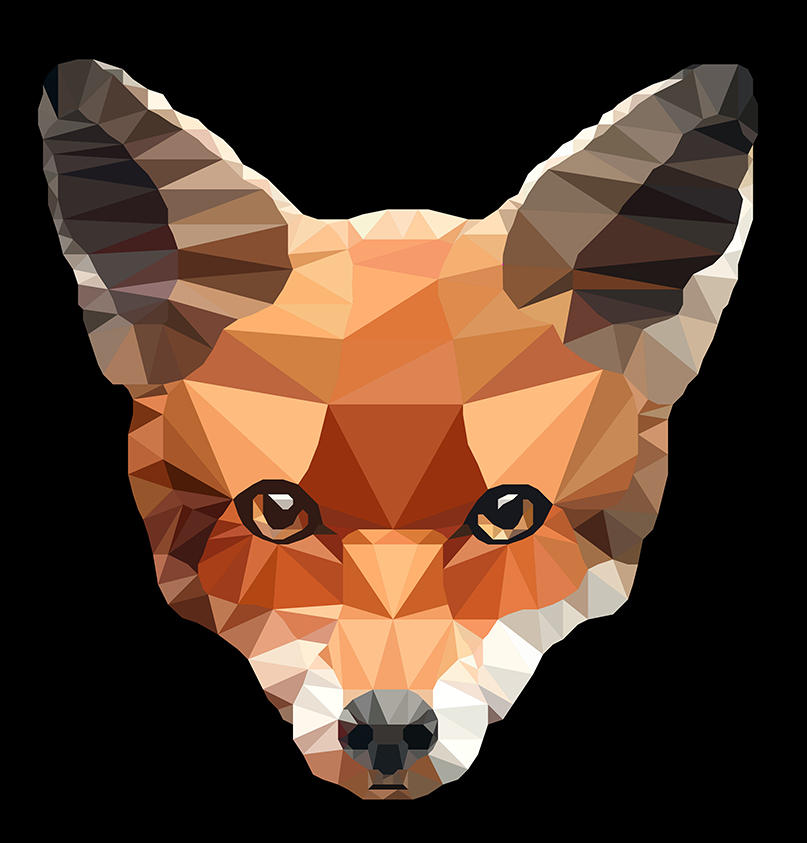 Fox Polyhaft Fox - Low Poly by CrimsonChaosStudios on DeviantArt