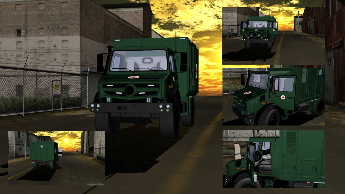 MMD Model Unimog 4023 Military Ambulance by DonDeloro on DeviantArt