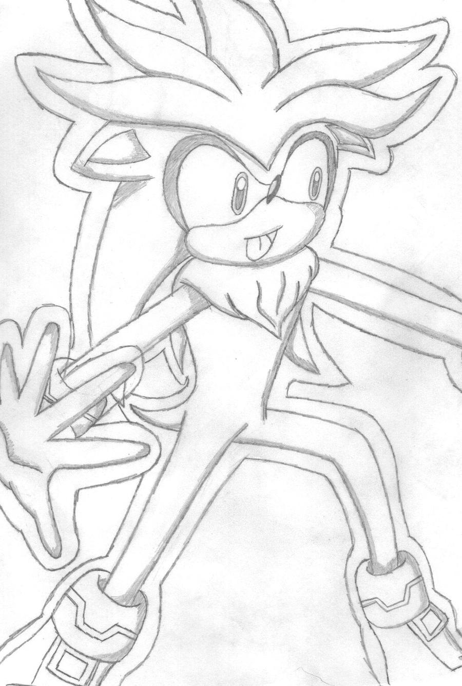 Silver - Sketch by KikyoTheHedgehog on DeviantArt