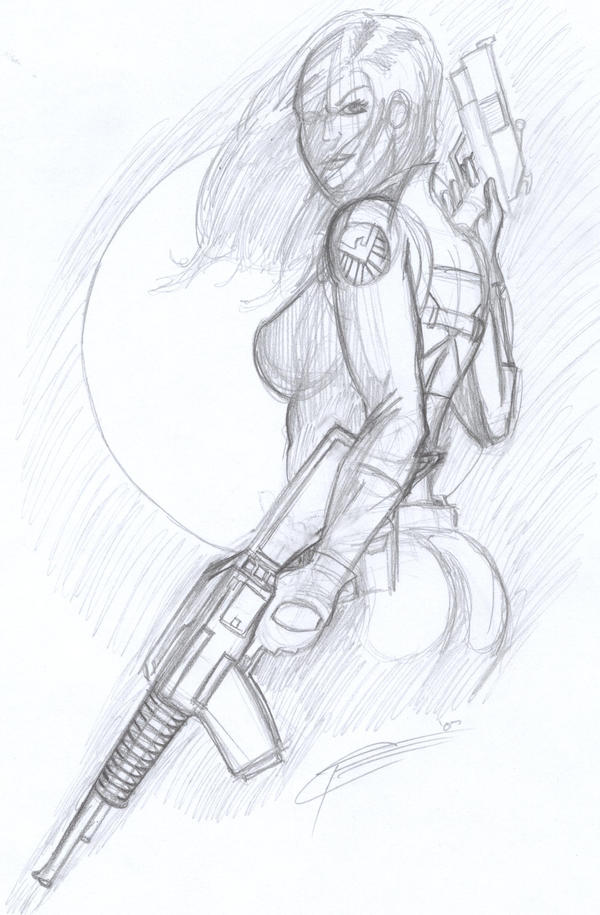 Black Widow pencils by Sketch64 on DeviantArt
