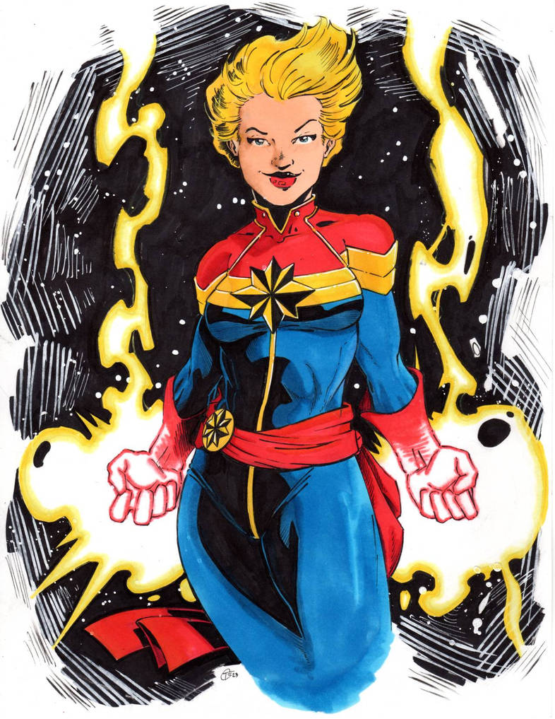 Captain Marvel by Sketch64 on DeviantArt