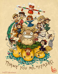 Thank you Mr. Miyazaki by Chibi-Joey
