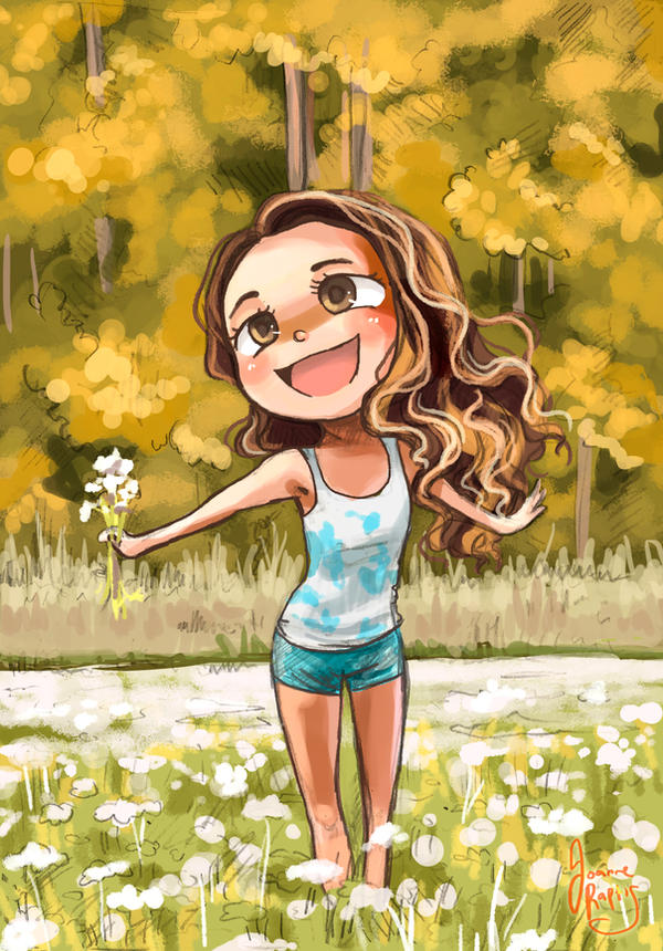 Blogilates: Springtime by Chibi-Joey on DeviantArt