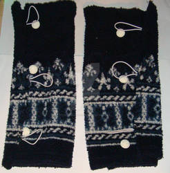 Fleeced customised Leg warmers